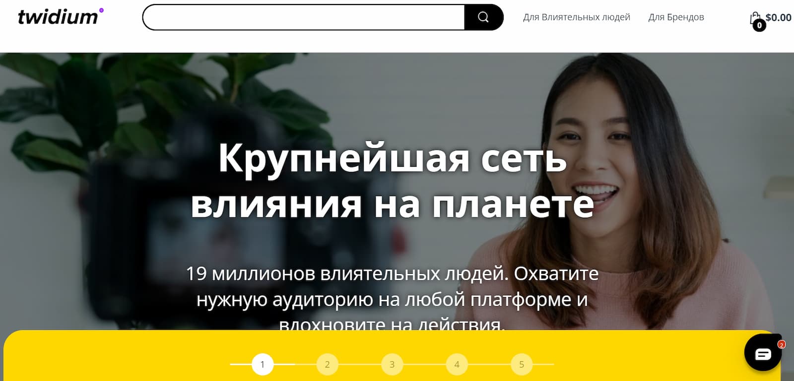 Twidium Inviter — англоязычный сервис, поэтому не удивляйтесь, что валюта в нём — доллары