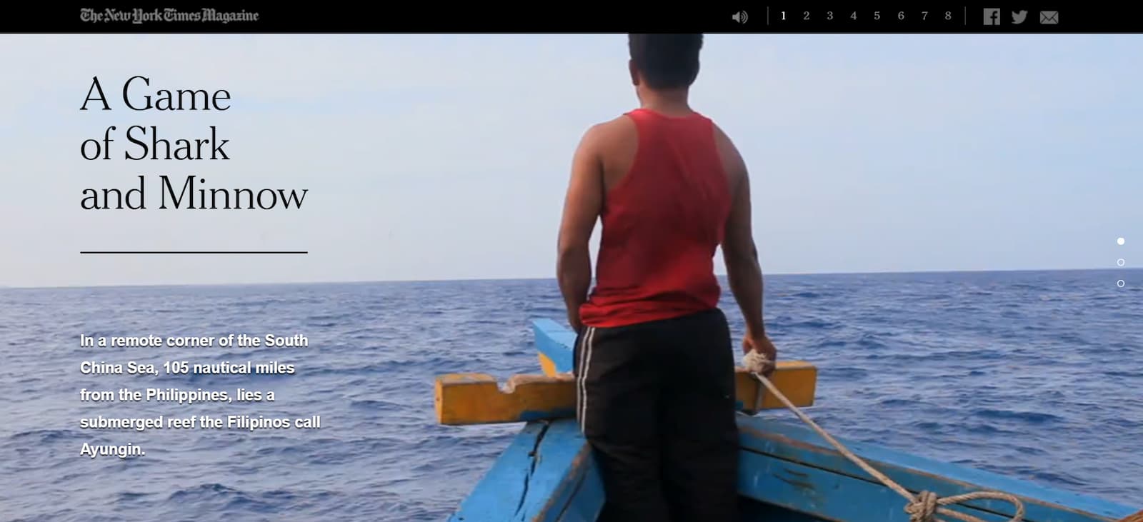 Лонгрид «A Game of Shark and Minnow».