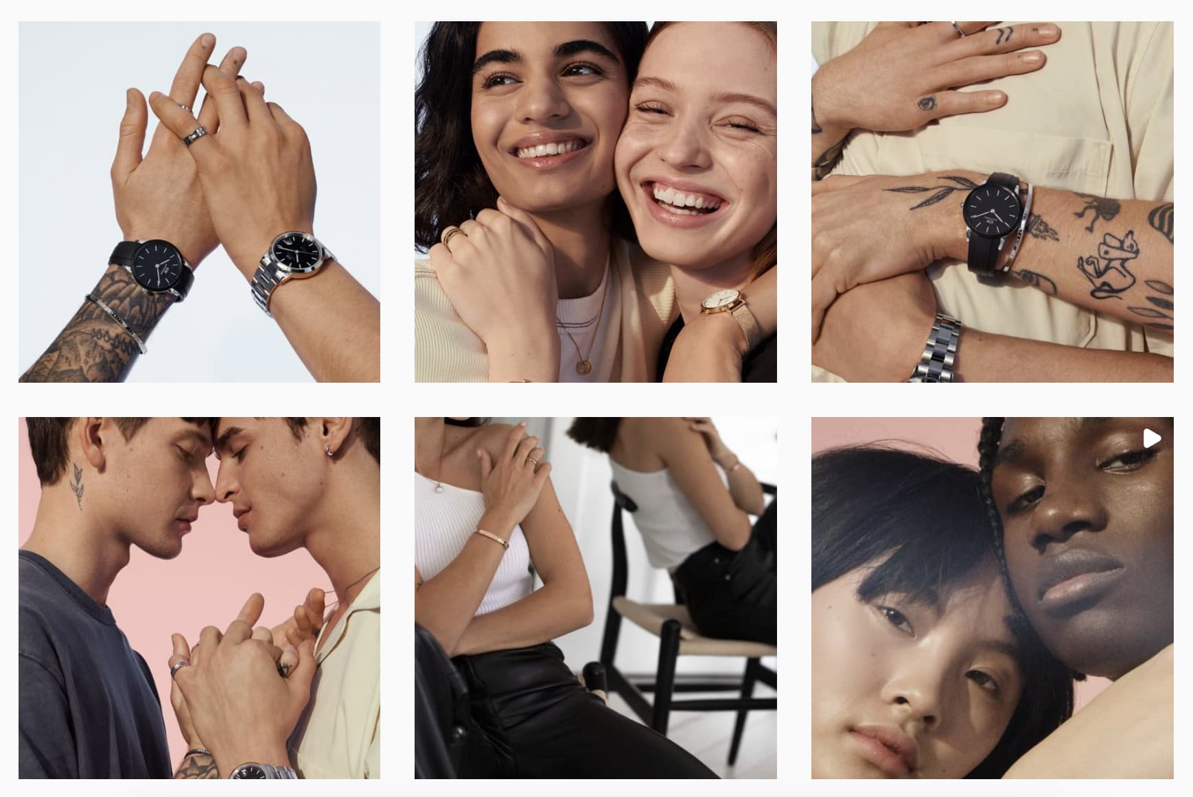 страница популярного бренда Daniel Wallington