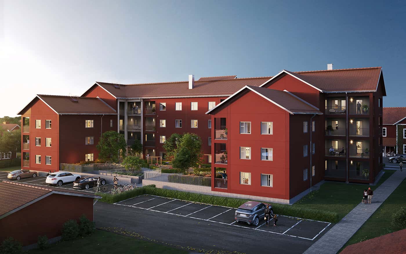 3D визуализация жилого дома