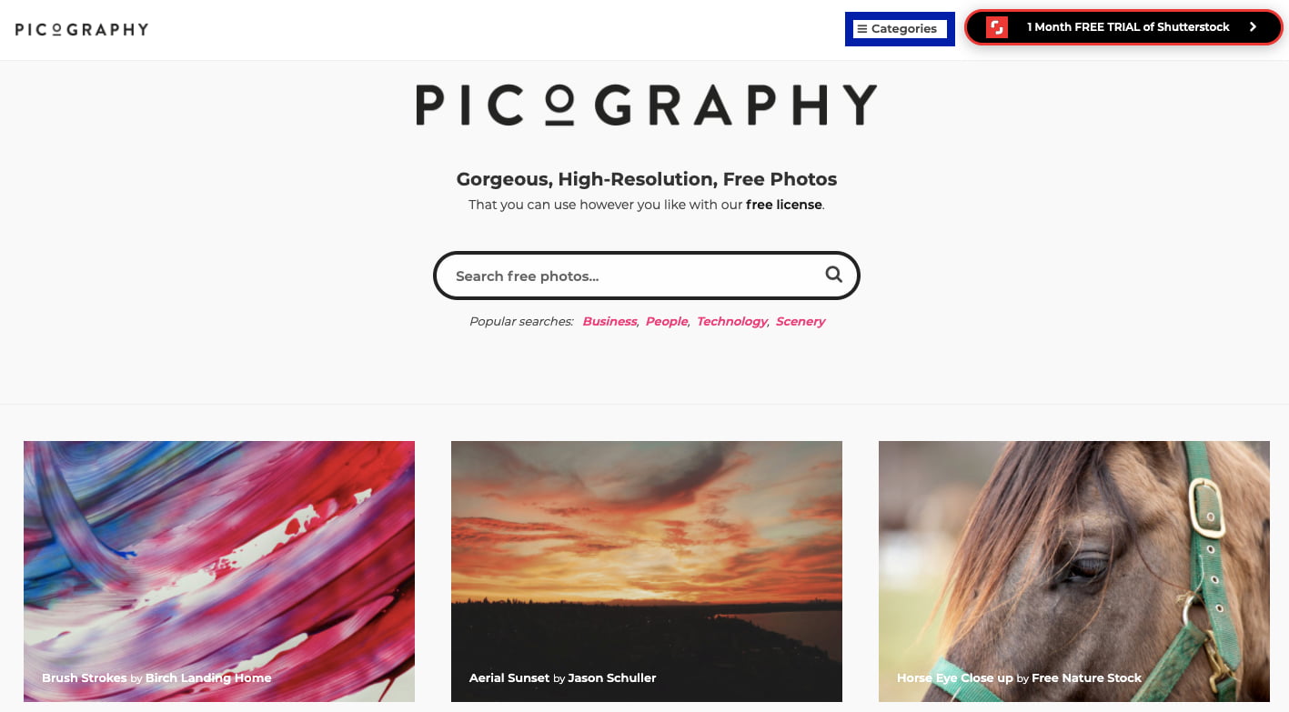 Picography — фотосток