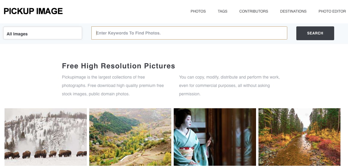 Pickupimage — фото тематики природы и путешествий