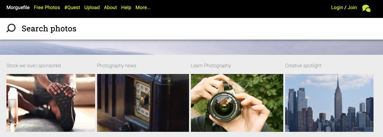 Morguefile — собрание фотографий от разных фотографов