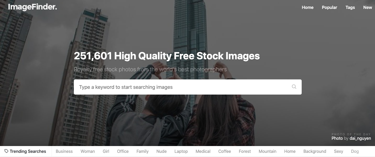 Image Finder — фотобанк