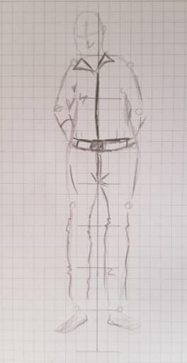 Иллюстрация: Этап 7. Дорисуйте складки Этап 7. Дорисуйте складки