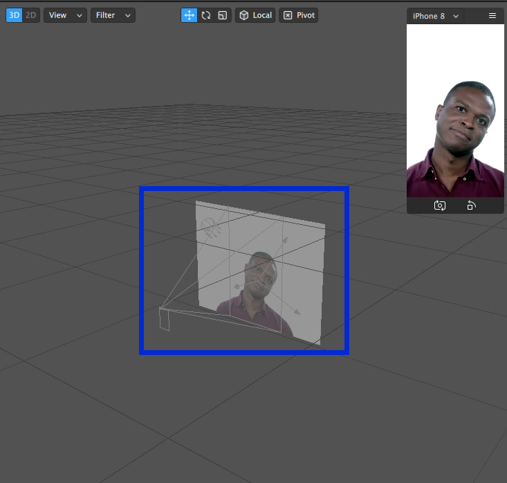 Работы с лицом на прототипе