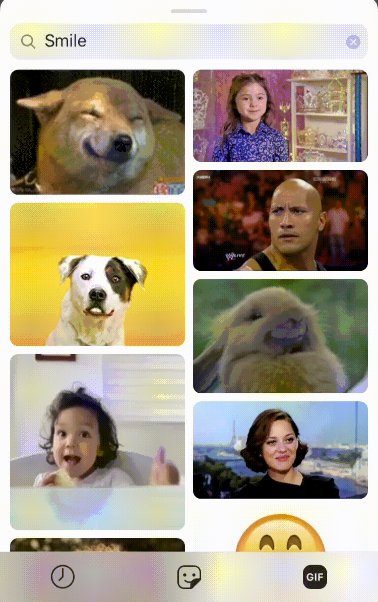 Гиф-анимации и стикеры