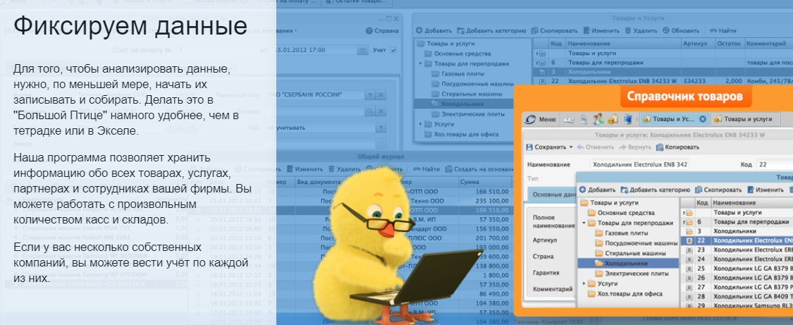 открыть сервис Большая Птица