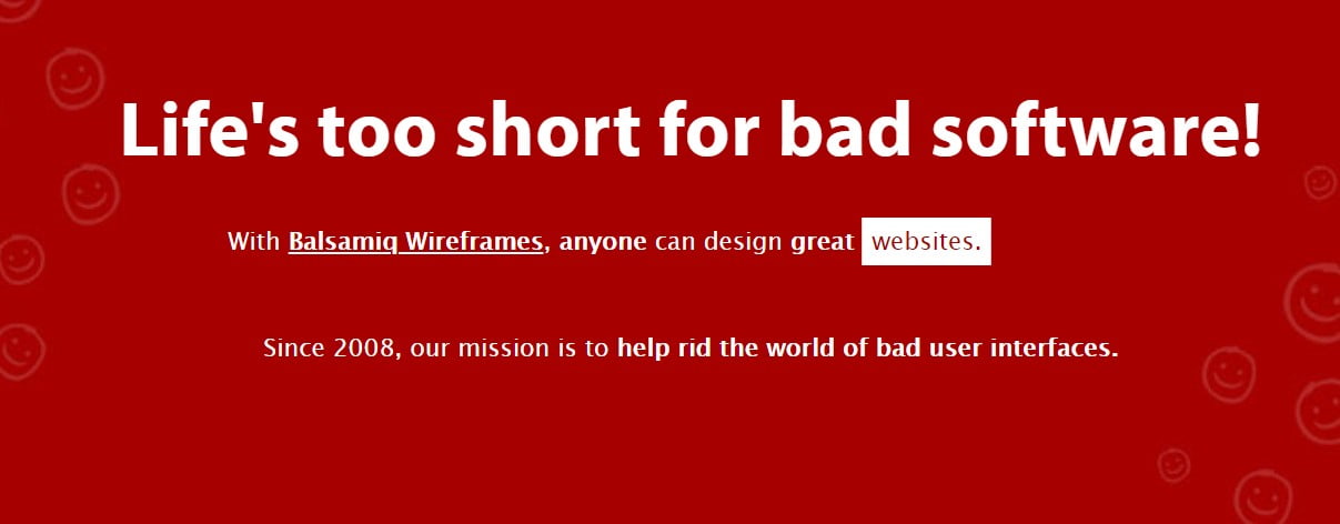 открыть сервис Balsamiq Wireframes