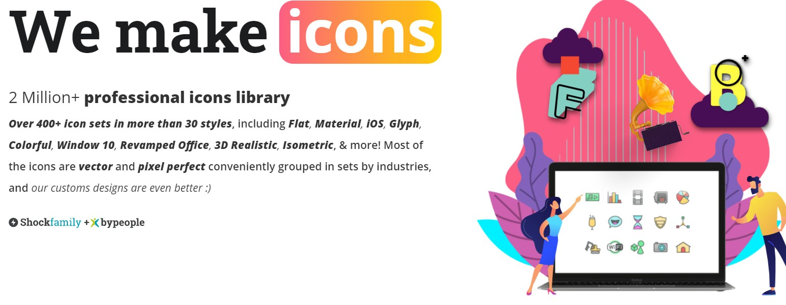 открыть сервис Iconshock