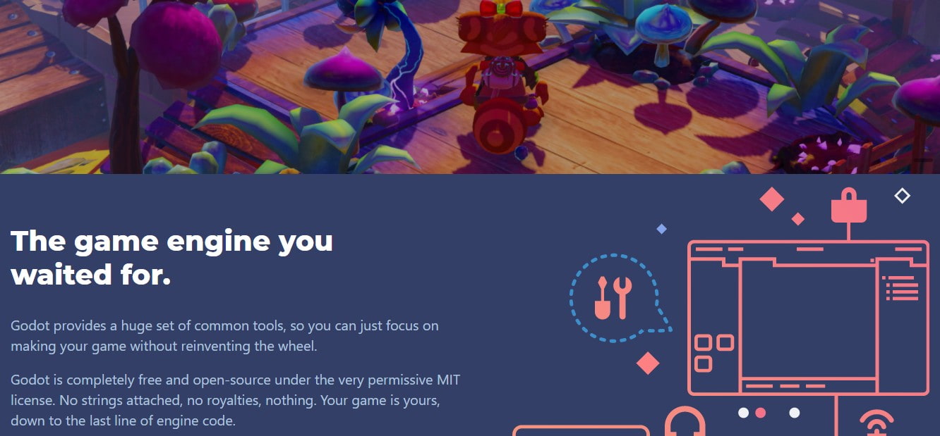 открыть сервис GODOT