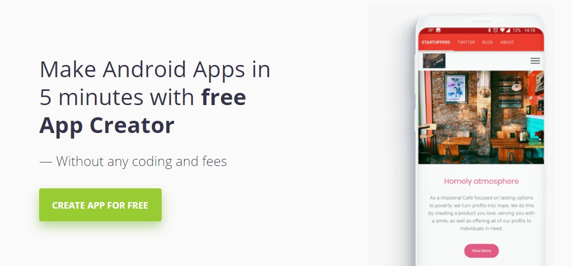 открыть сервис AppsGeyser