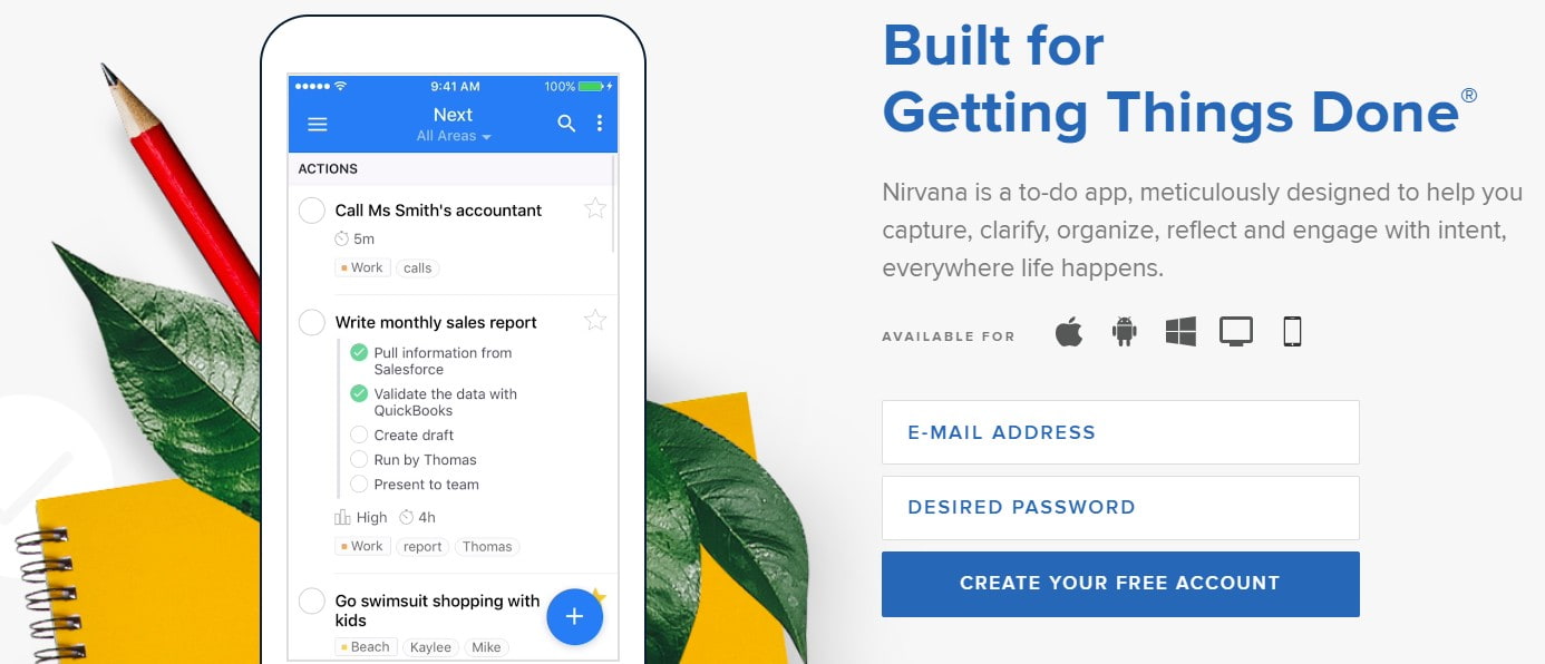 открыть сервис Nirvana