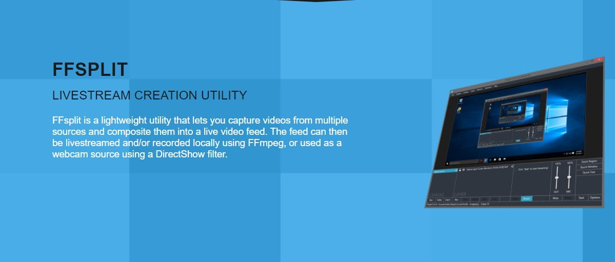 открыть сервис FFsplit