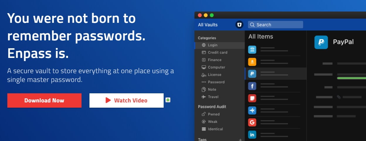 открыть сервис Enpass