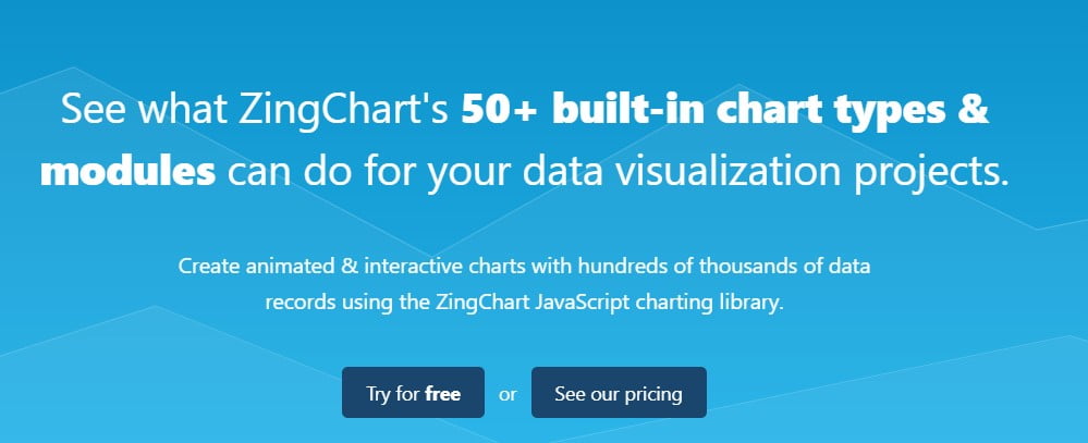 открыть сервис ZingChart