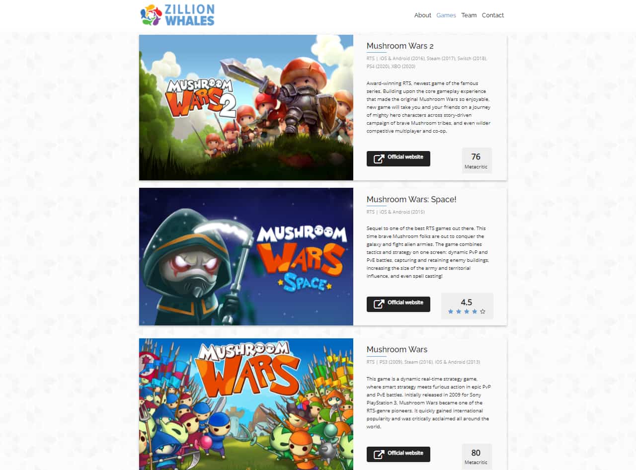 Компания Zillion Whales разрабатывает стратегии в реальном времени