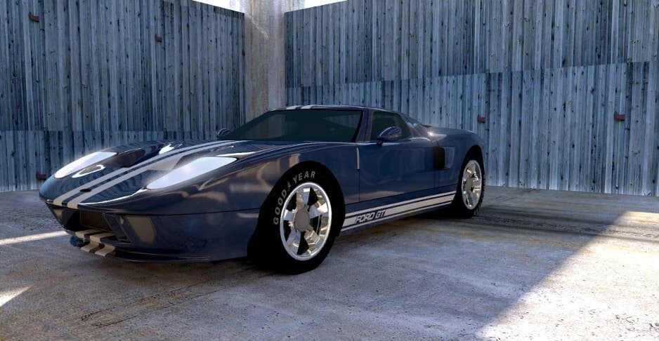 3D-модель автомобиля для компьютерной игры