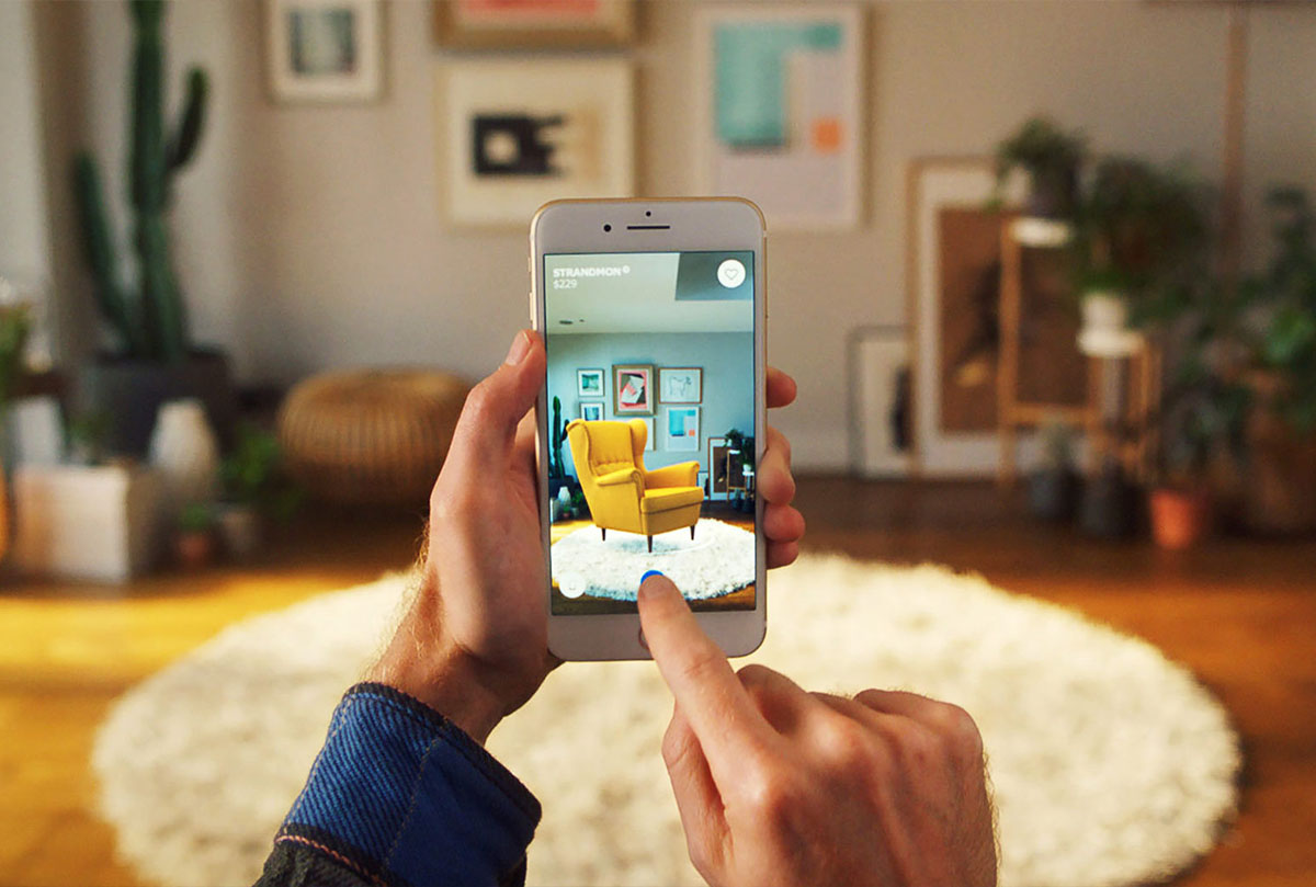 IKEA, используя технологии AR, разработала приложение