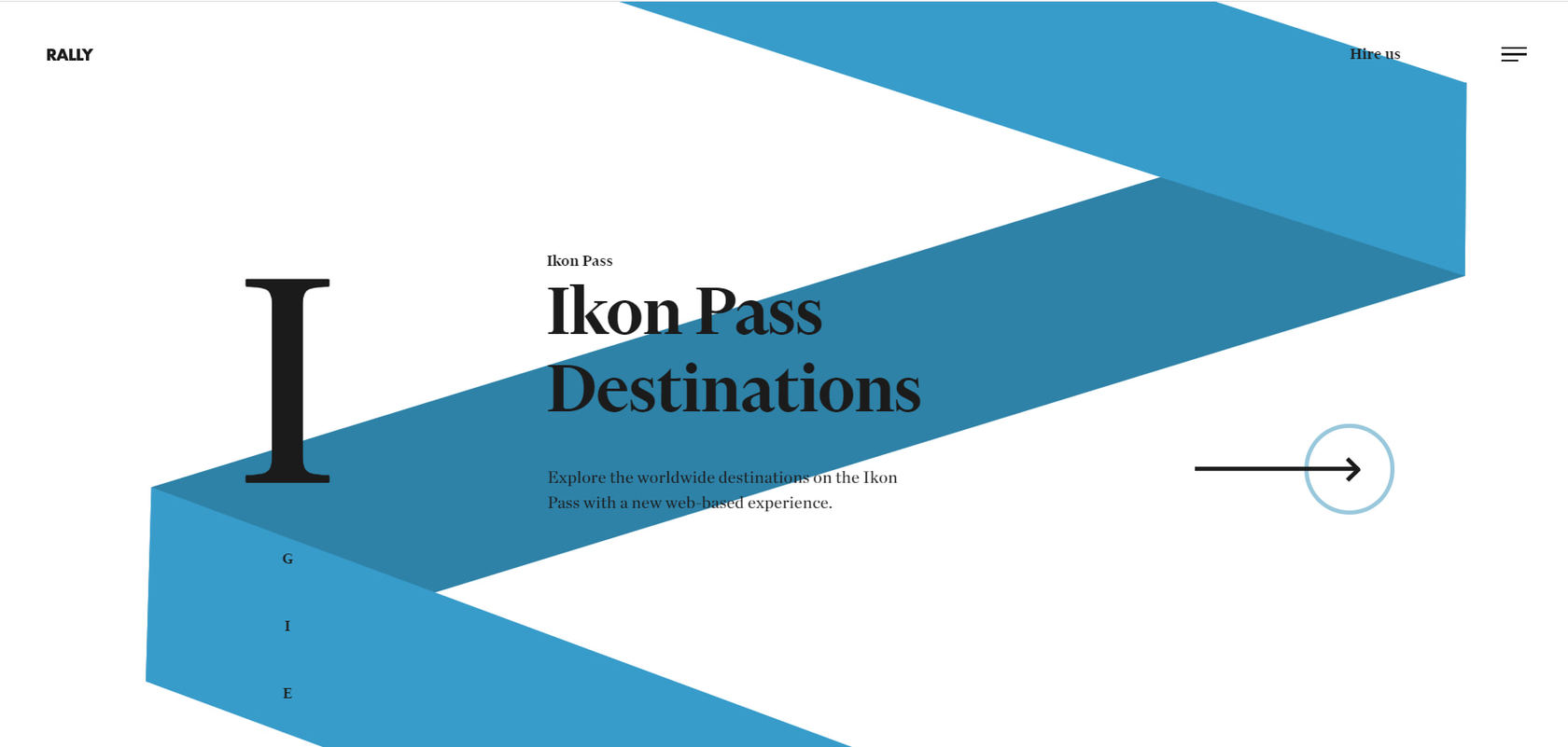 На каждом экране Rally Interactive минимум слов и изображений