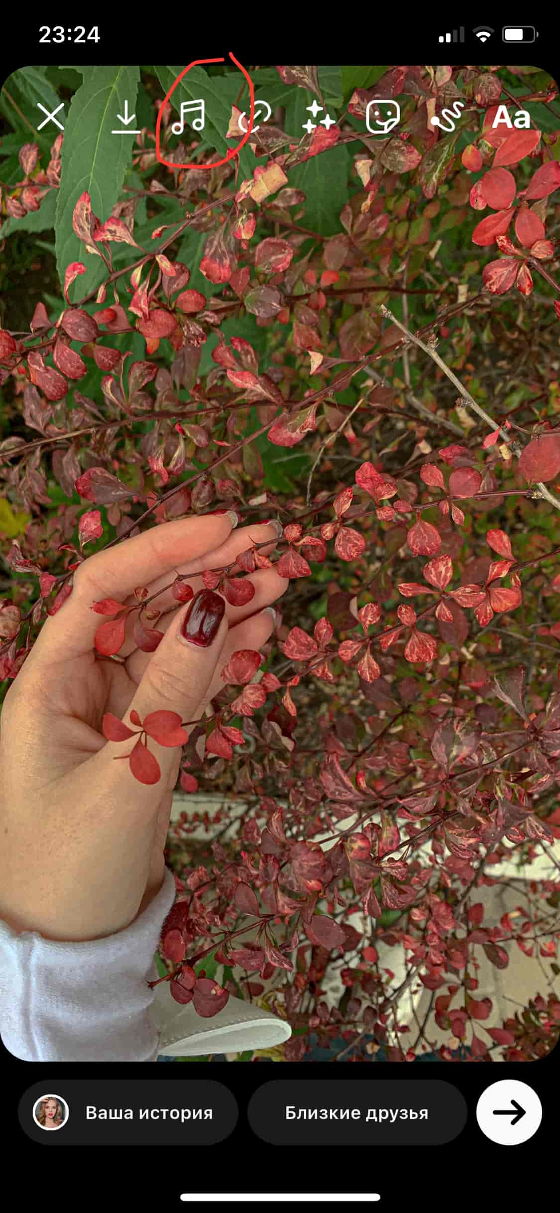 выберите подходящий трек.