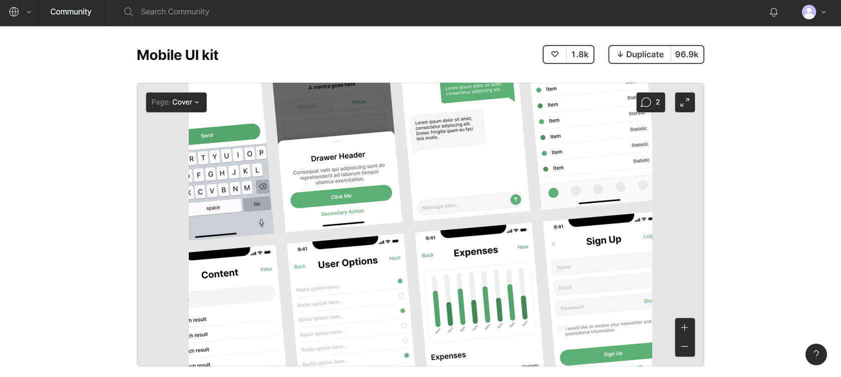Разработка пользовательского интерфейса в «Фигме»