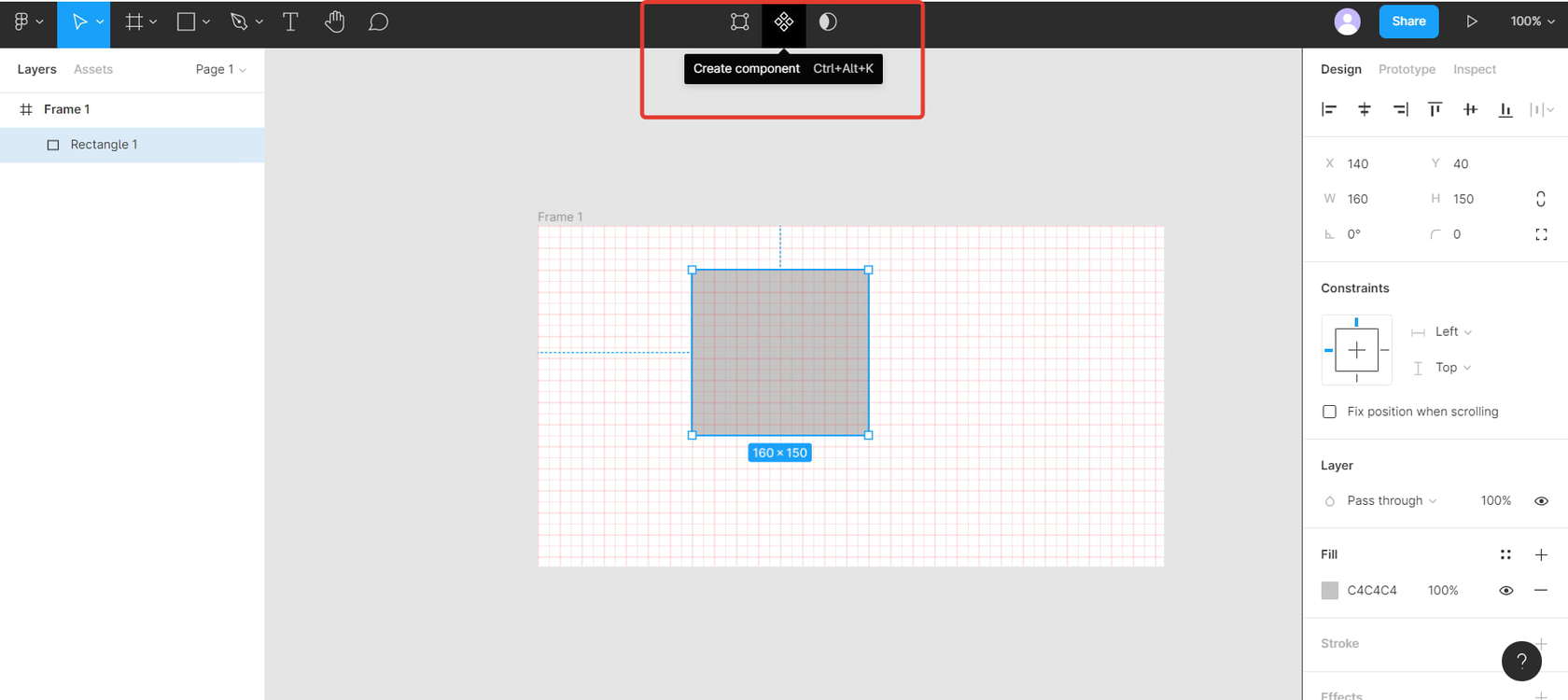 Настройка компонентов в «Фигме»