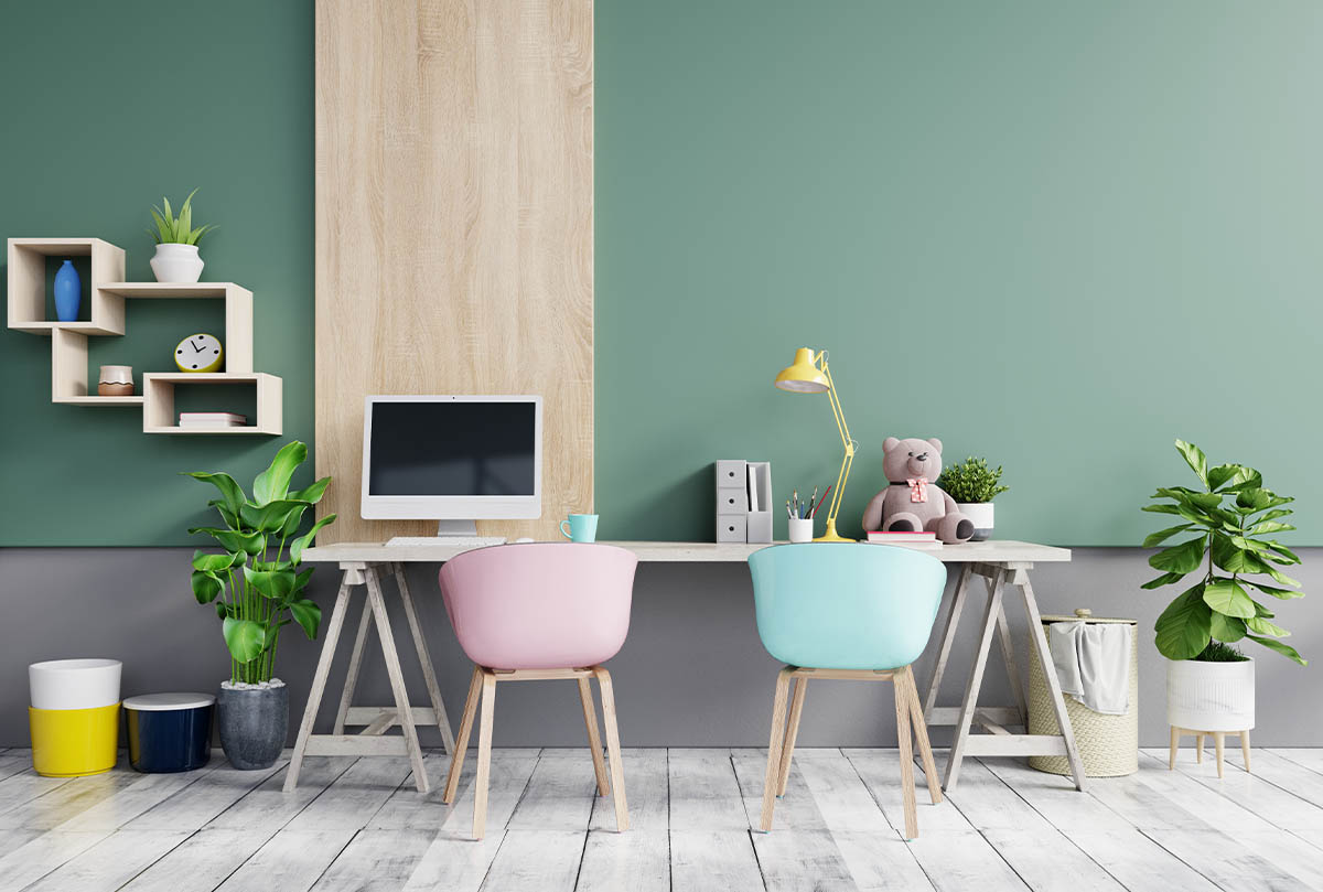 Дизайн помещения, рабочее место