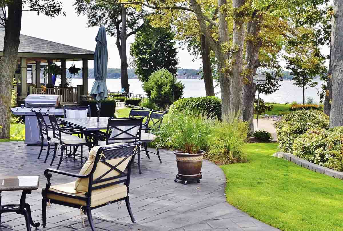 Ландшафтный дизайн, патио