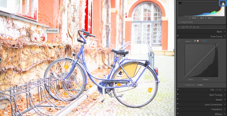 Засвеченное фото