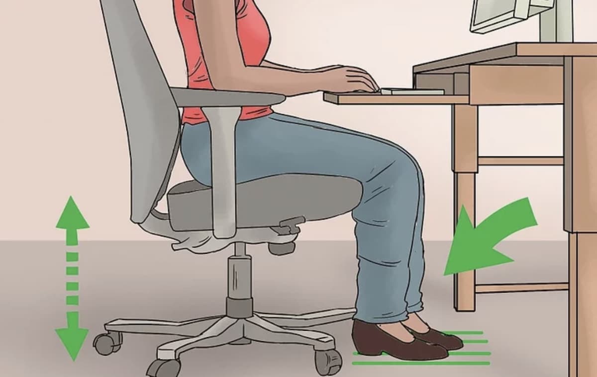 Пример правильной посадки