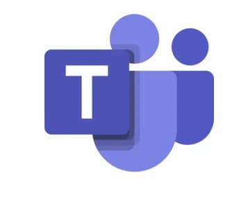 Логотип Microsoft Team, выполненный в оттенках трендового цвета 2022 года — лавандово-синего