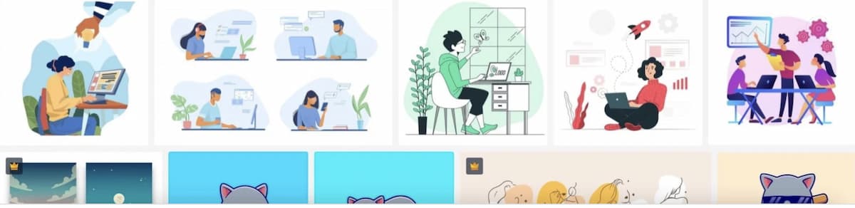 Помимо иллюстраций, на Freepik вы найдёте бесплатные векторы, PSD и фотографии