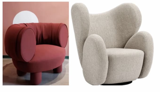 Кресла выполнены в минималистичном стиле