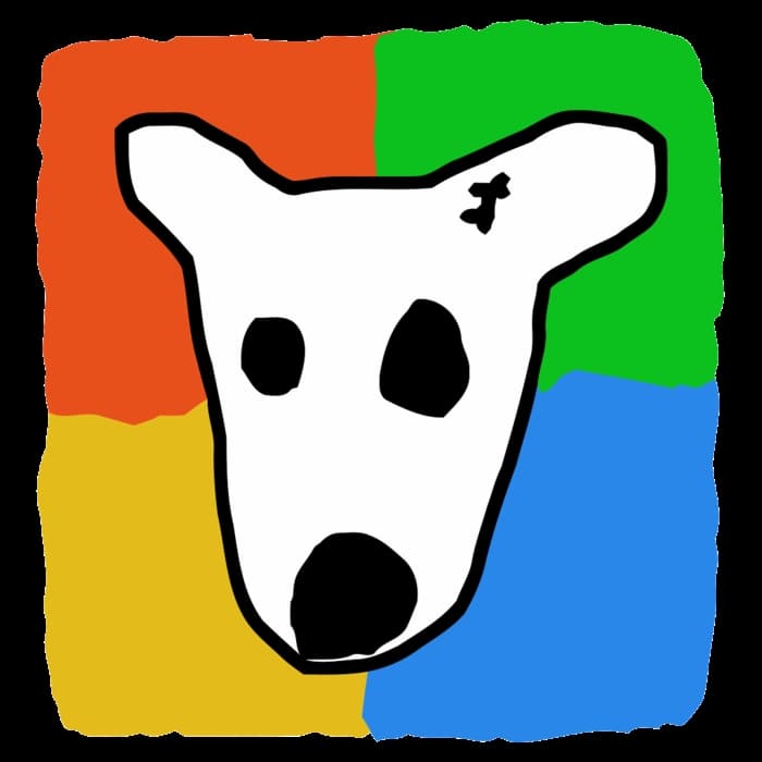 После этого на экране смартфона должно появиться изображение фирменной «собаки» на фоне цветных квадратов