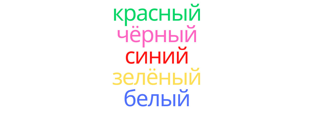 Тест Струпа