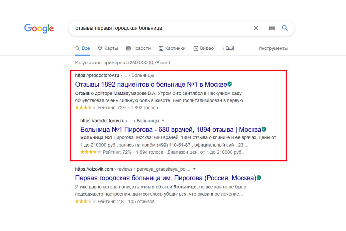 Про медицинские услуги, например, пишут на prodoctorov.ru: