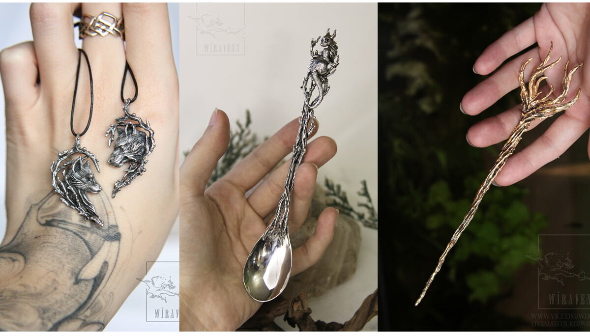 Работы мастерской Wiravens Ксении Сепихановой