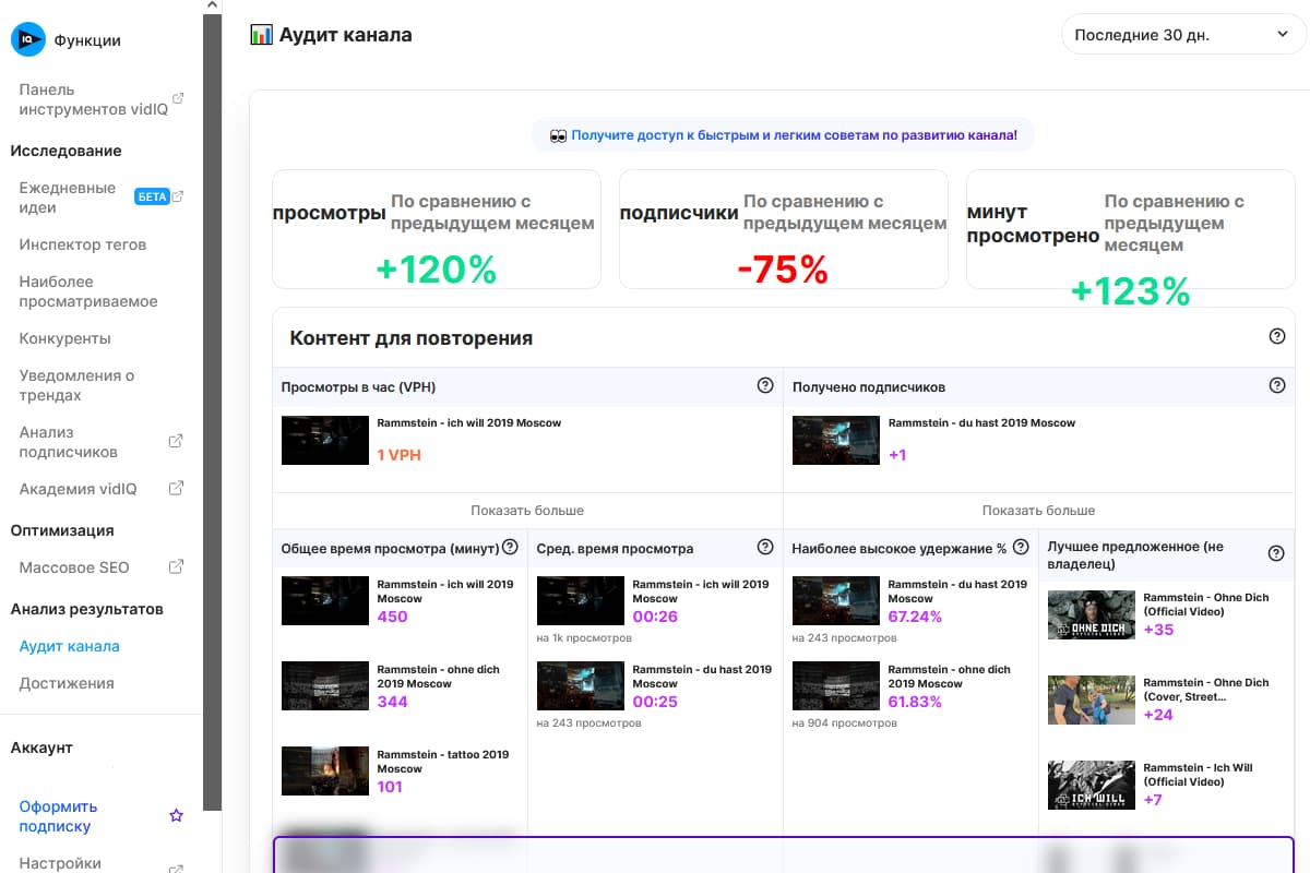 окно «Функции»