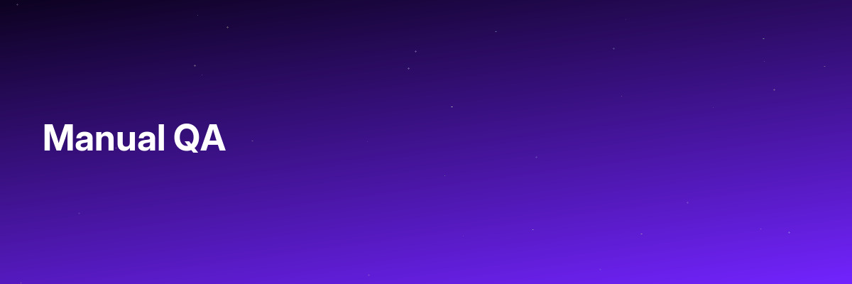 Manual QA