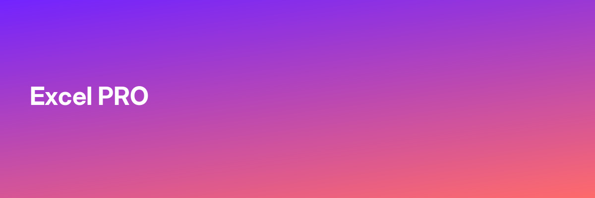 Excel PRO