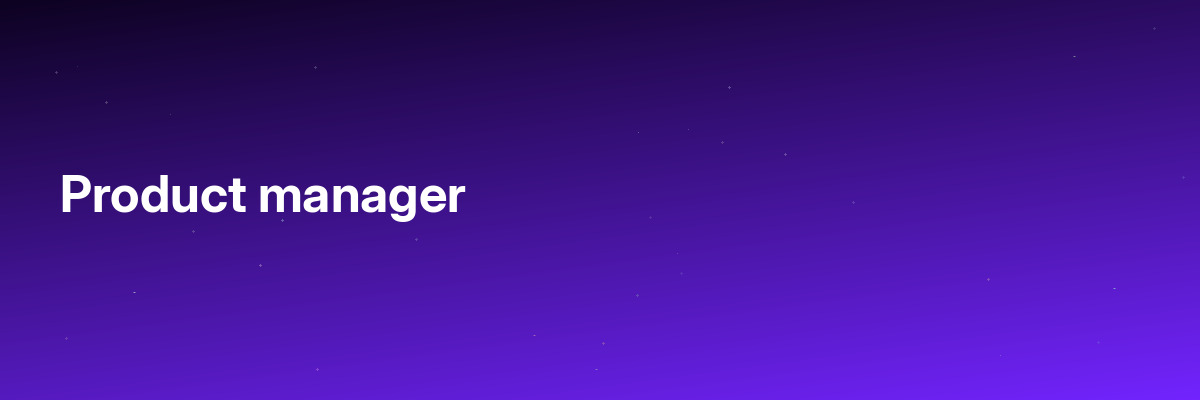 Product manager