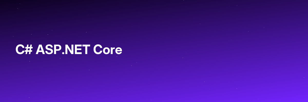 C# ASP.NET Core