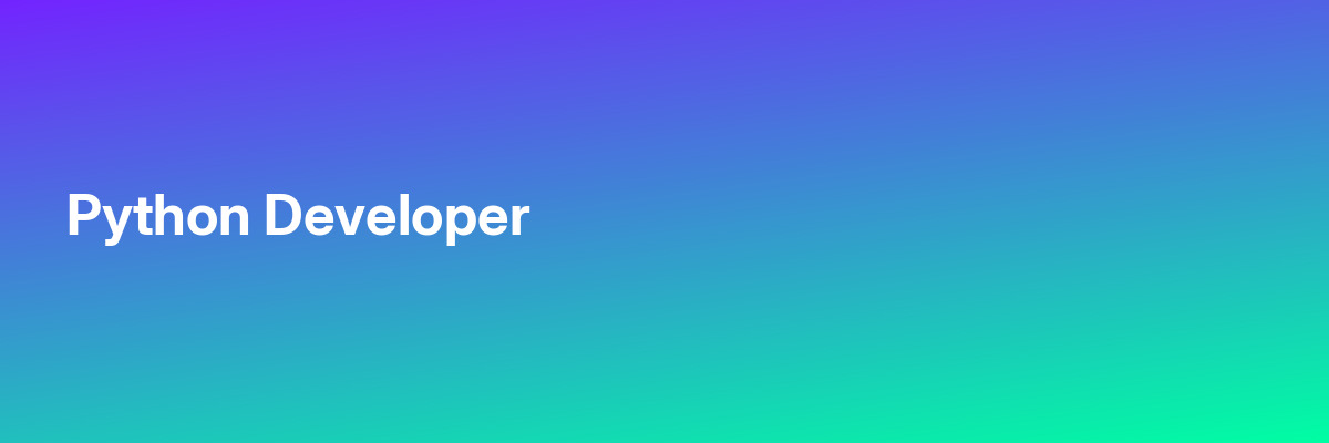 Python Developer