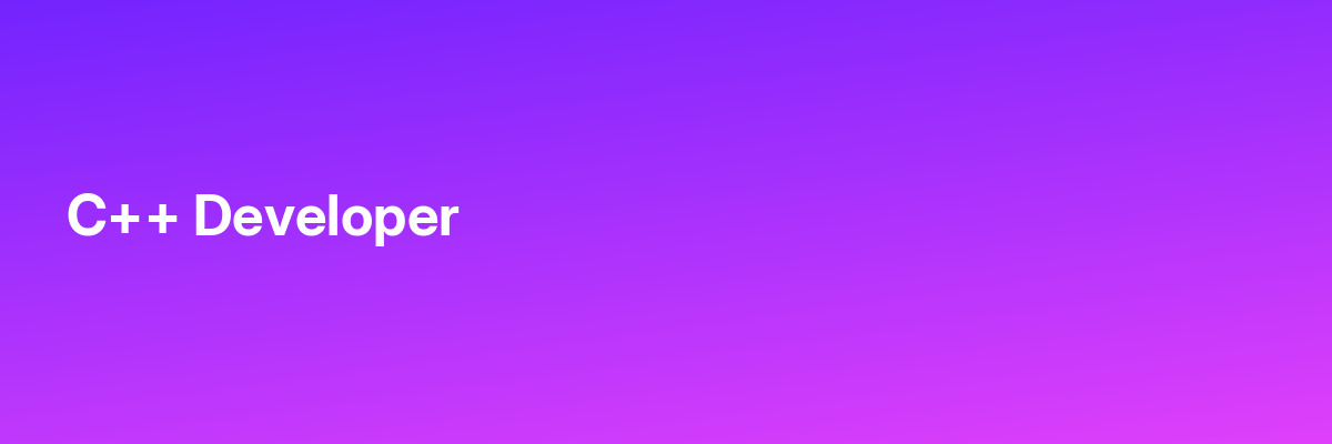 C++ Developer