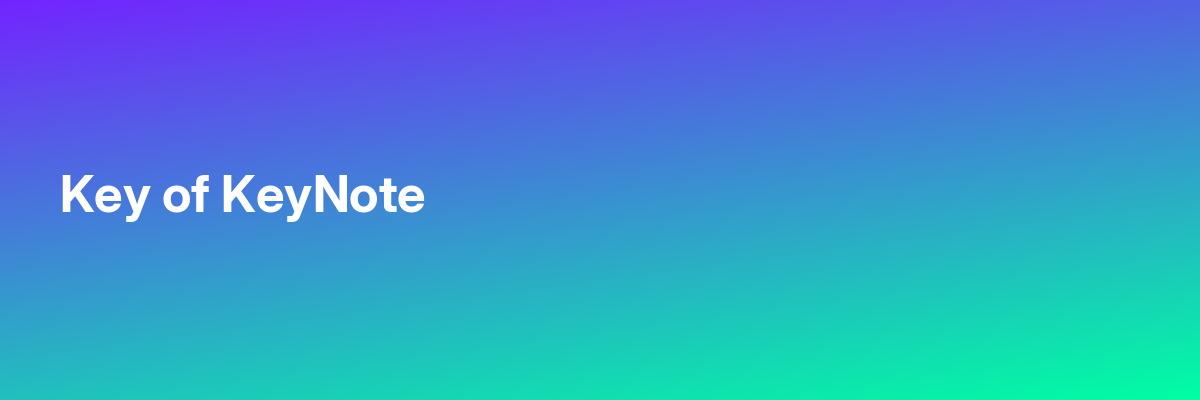 Key of KeyNote