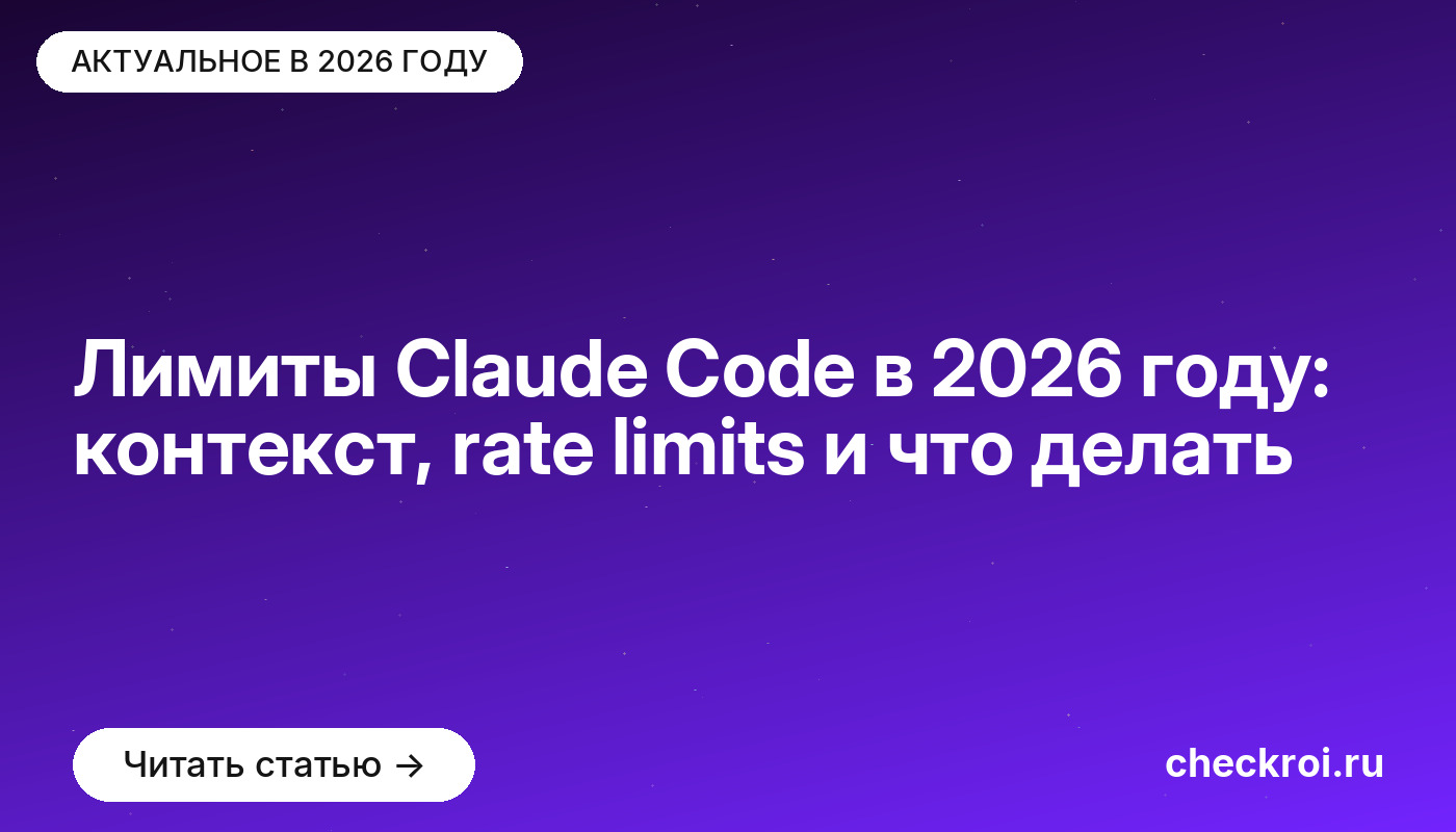 Лимиты Claude Code в 2026 году: контекст, rate limits и что делать