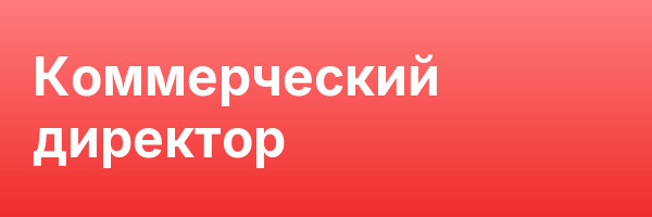 Коммерческий директор
