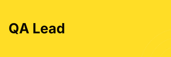 QA Lead