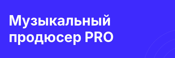 Музыкальный продюсер PRO